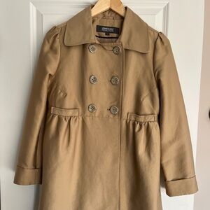 Tan Women’s Kenneth Cole Reaction Structured Trench Coat M